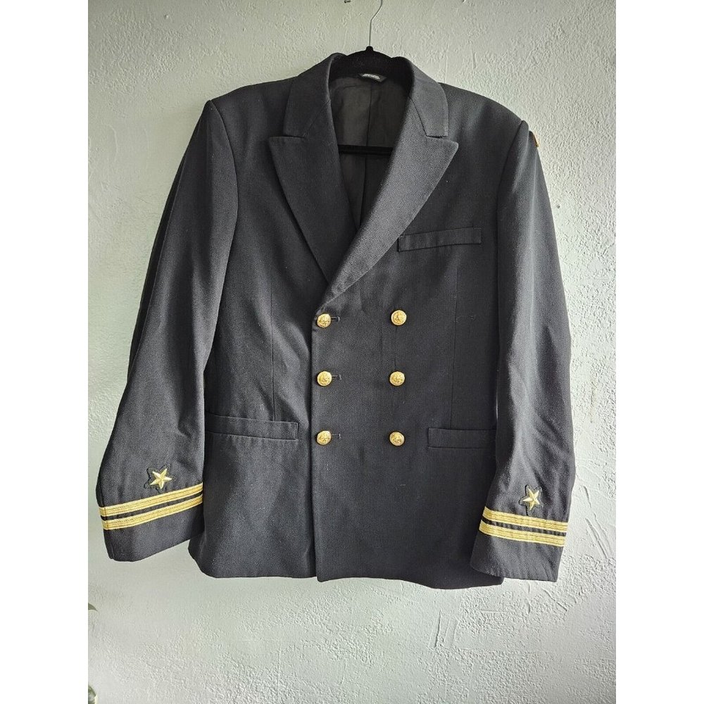 US Navy Military Ranger Service Dress  Uniform Coat Dinner Jacket 41 Reg